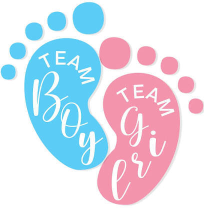 Boy or girl baby feet 